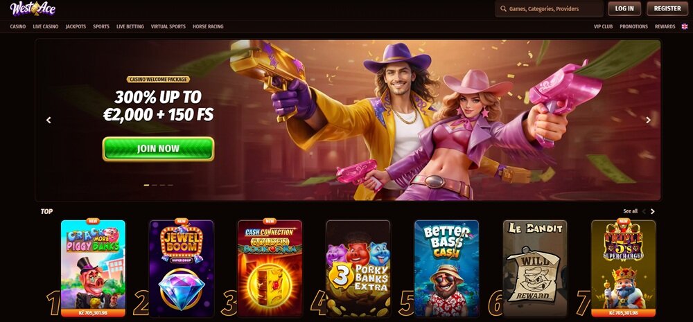 homepage van westace casino goksite nederland